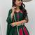 Green & Rani Pink Pure Cotton Chaniya Choli for Navratri with Real Hand Work & Dupatta