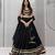 Black Pure Cotton Navratri Lehenga Choli with Heavy Gamthi Work, Mirror Lace & Embroidered Dupatta