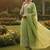 green weaved dani cotton unstitched dress material 