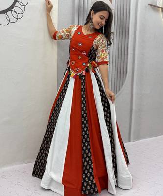 Navaratri Multi Color Cotton Lehenga Choli 1