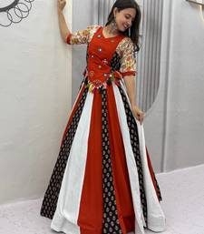 Navaratri Multi Color Cotton Lehenga Choli