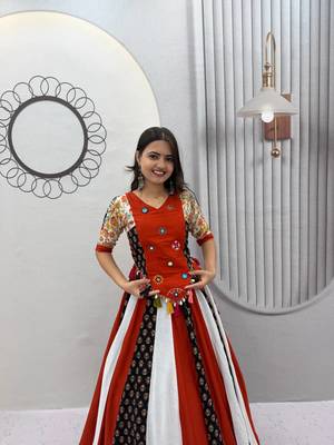 Navaratri Multi Color Cotton Lehenga Choli 2
