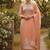 peach weaved dani cotton unstitched dress material 