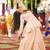 Off White Cotton Navaratri Lehenga Choli