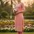 pink weaved dani cotton unstitched dress material 