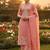 pink weaved dani cotton unstitched dress material 