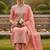 pink weaved dani cotton unstitched dress material 