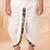 Boys teal mughal art print kurta & dhoti set