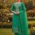 sea green weaved dani cotton unstitched dress material 