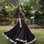 Black Kora Cotton Navratri Lehenga Choli with Kutchi Patch Work | Fully Stitched Chaniya Choli for Navratri