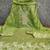 green weaved dani cotton unstitched dress material 
