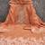 peach weaved dani cotton unstitched dress material 