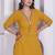 womens yellow kurta and palazzo