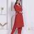  womens brown straight kurta & palazzo