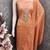 peach weaved dani cotton unstitched dress material 