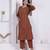 womens brown floral printed angrakha style kurta with palazzo