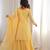 Women's Gorgeous Embroidery Work Crunchy Silk Fabric Straight Kurta Sharara and Dupatta Set