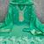 sea green weaved dani cotton unstitched dress material 