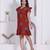 Miravan women empire waist rust midi length dress