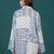 Print Cotton Shirt Style Longline Top