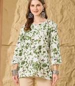 Women Printed  Cotton topper