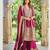 Rani pink heavy chinon embroidered palazzo suit set