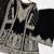 Black heavy chinon embroidered palazzo suit set