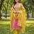 pink weaved shimmer jacquard butti unstitched dress material 