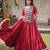 RED Kora Cotton Navratri Lehenga Choli with Kutchi Patch Work | Fully Stitched Chaniya Choli for Navratri