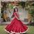 RED Kora Cotton Navratri Lehenga Choli with Kutchi Patch Work | Fully Stitched Chaniya Choli for Navratri