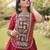RED Kora Cotton Navratri Lehenga Choli with Kutchi Patch Work | Fully Stitched Chaniya Choli for Navratri