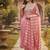pink weaved shimmer jacquard butti unstitched dress material 
