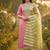 pink weaved shimmer jacquard butti unstitched dress material 