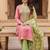 pink weaved shimmer jacquard butti unstitched dress material 