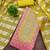 pink weaved shimmer jacquard butti unstitched dress material 