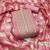 pink weaved shimmer jacquard butti unstitched dress material 