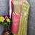 pink weaved shimmer jacquard butti unstitched dress material 