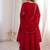 Women's Gorgeous Embroidery Work Vichitra Silk Fabric Flared Anarkali Dupatta Set