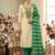 beige embroidered khadi cotton unstitched dress material 
