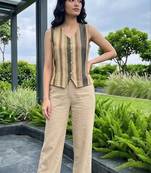multicolor striped top