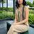 multicolor striped top