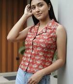 Print Ethnic Cotton Top