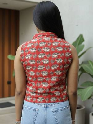 Print Ethnic Cotton Top 4