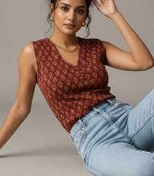 Print Ethnic Cotton Top