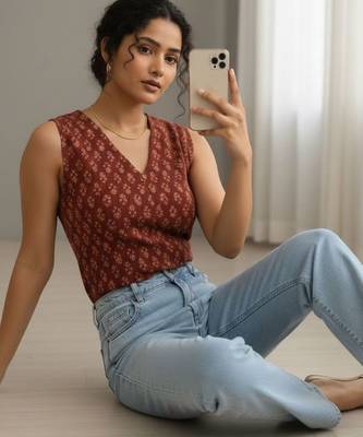 Print Ethnic Cotton Top 5