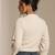 Print Mandarin Collar Top