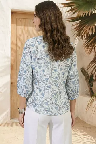 white empire top