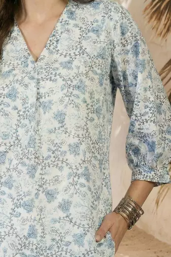 white empire top