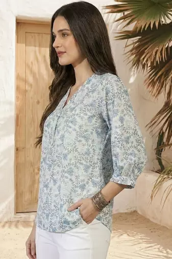 white empire top