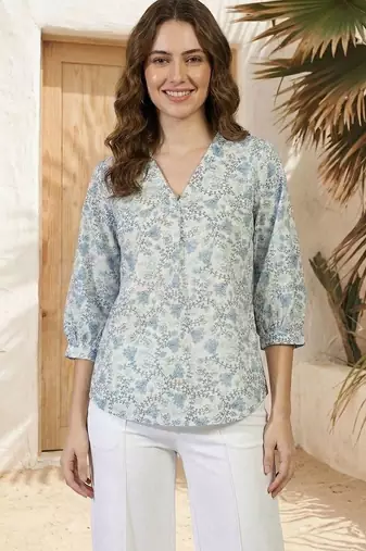 white empire top